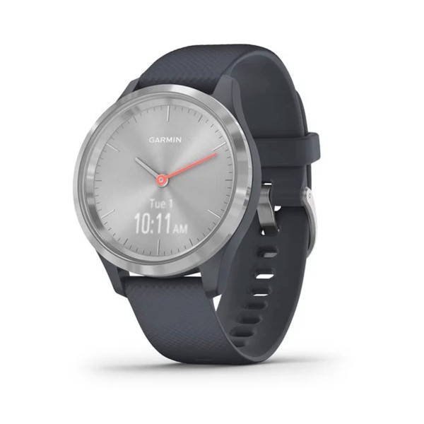 Garmin vivoactive 3s plata correa negra smartwatch gps bluetooth apps deportivas frecuencia cardíaca