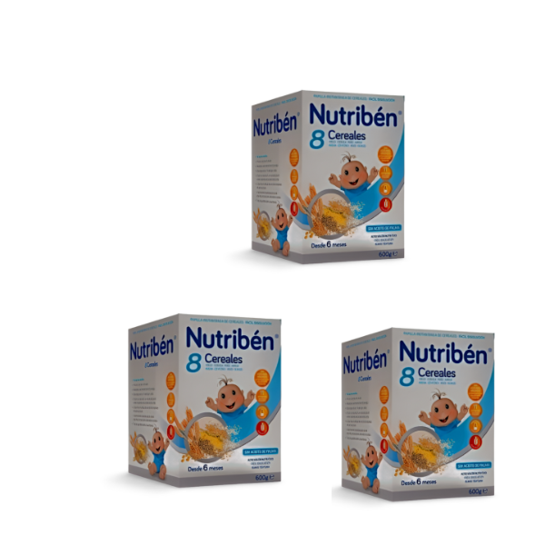 Nutriben 8 Cereales 600 g 3x2